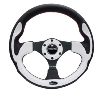 NRG Pilota ''Racestyle'' 320mm Svart/Vit Sportratt